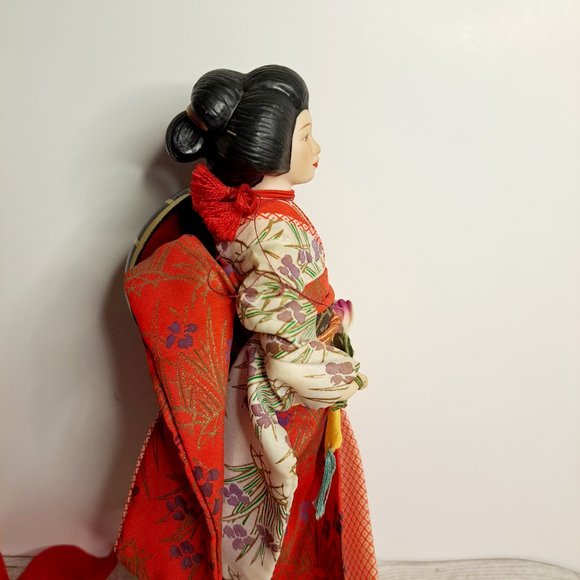 Exquisite Vintage Japanese Porcelain Geisha Doll - Picture 5 of 10